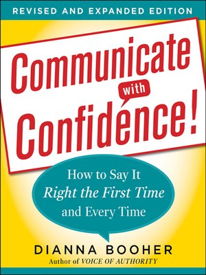 cover image of Communicate with Confidence